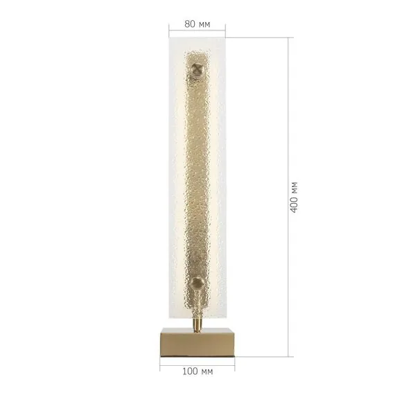 ST LUCE SL6245.204.01 Прикроватная лампа ST-Luce золотистый/Прозрачный LED 1*8W 4000K, изображение 6