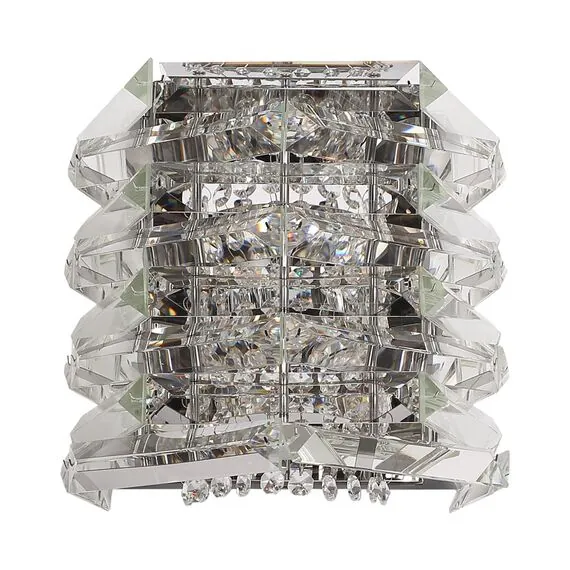 ST LUCE SL6137.101.02 Светильник настенный ST-Luce никель/прозрачный E14 2*40W, изображение 2