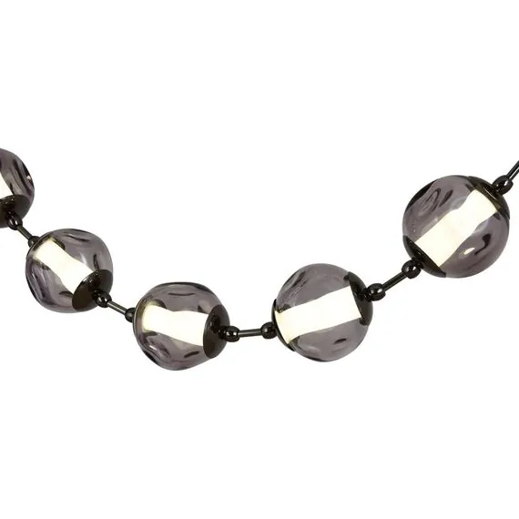 ST LUCE SL6520.403.16 Светильник подвесной ST-Luce черный жемчуг/прозрачно-дымчатый LED 1*80W 4000K, изображение 4