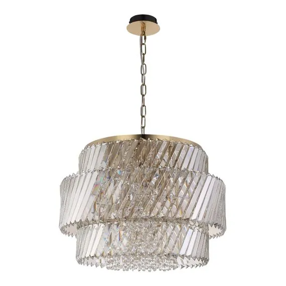 ST LUCE SL6138.303.12 Светильник подвесной ST-Luce латунь/прозрачный E14 12*40W, изображение 2