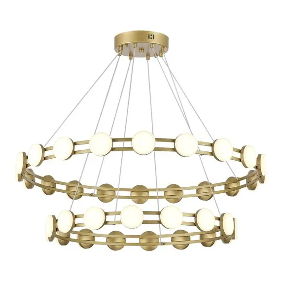 ST LUCE SL6610.203.36 Светильник подвесной ST-Luce золотистый/белый LED 1*70W 4000K