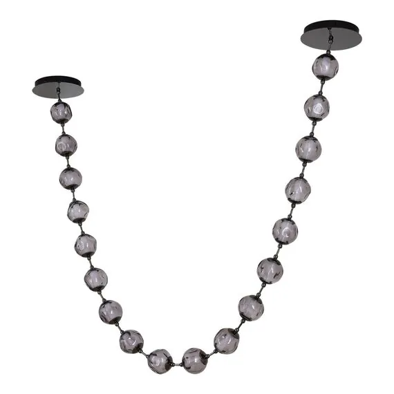 ST LUCE SL6520.403.18 Светильник подвесной ST-Luce черный жемчуг/прозрачно-дымчатый LED 1*90W 4000K, изображение 2