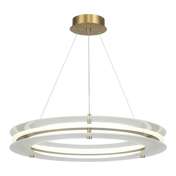 ST LUCE SL6245.203.01 Светильник подвесной ST-Luce золотистый/Прозрачный LED 1*40W 4000K