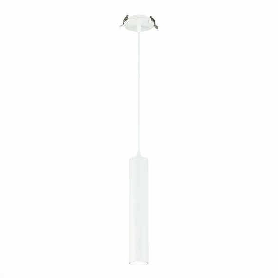 ST LUCE ST151.508.01 Встраиваемый подвесной светильник Белый GU10 1*50W  IP20 D54xH290 220V Без ламп