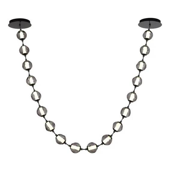 ST LUCE SL6520.403.18 Светильник подвесной ST-Luce черный жемчуг/прозрачно-дымчатый LED 1*90W 4000K, изображение 3