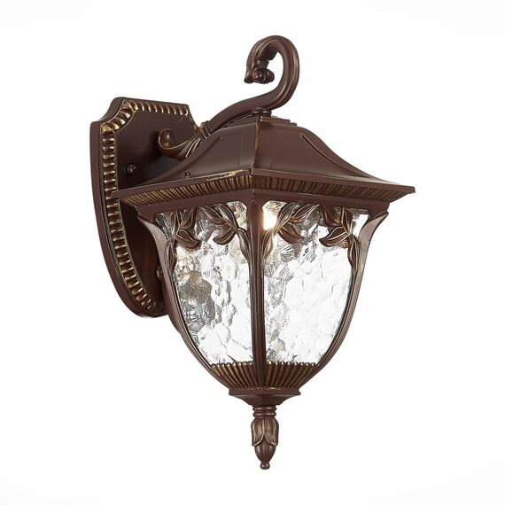 ST LUCE SL083.701.01 Светильник уличный настенный ST-Luce Кофейный/Кофейный, Прозрачный E27 1*60W CHIANI