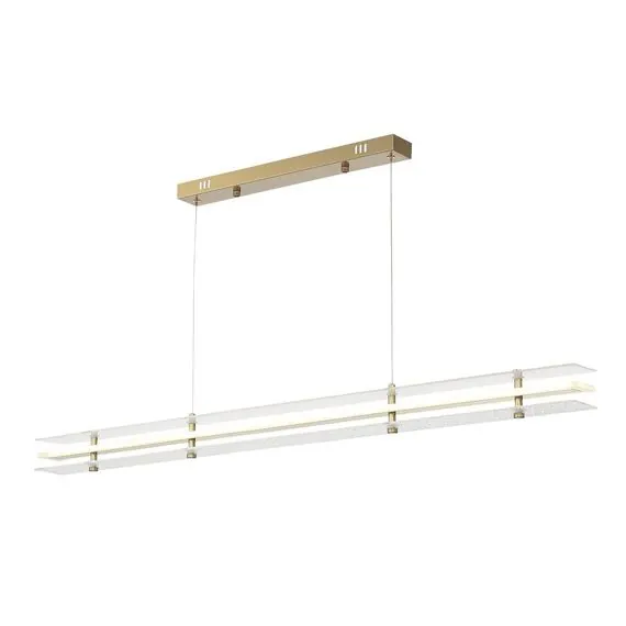 ST LUCE SL6245.223.01 Светильник подвесной ST-Luce золотистый/Прозрачный LED 1*30W 4000K, изображение 3