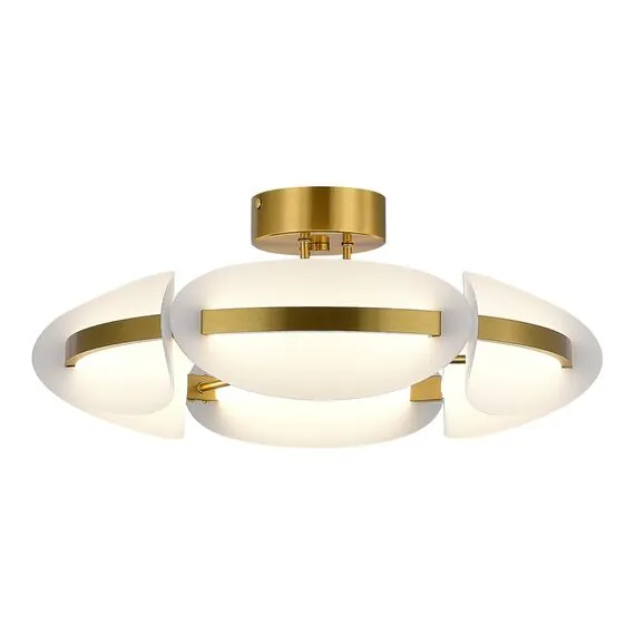 ST LUCE SL1304.302.45 Светильник потолочный ST-Luce латунь/белый LED 1*45W 3000K