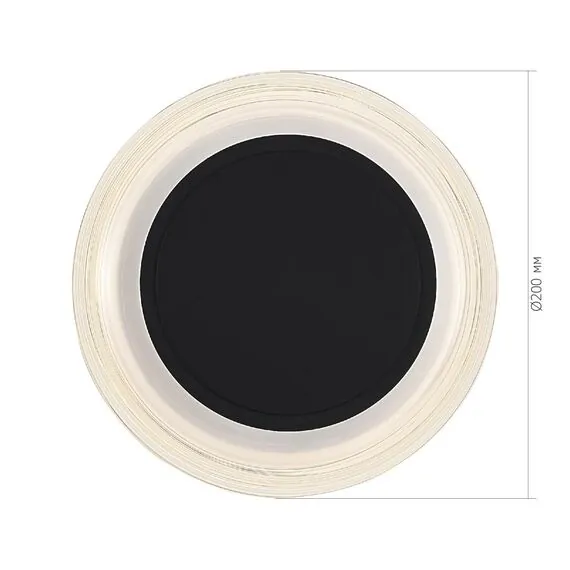 ST LUCE SL6239.401.03 Светильник настенный ST-Luce черный/прозрачный LED 1*7W 3000K, изображение 5
