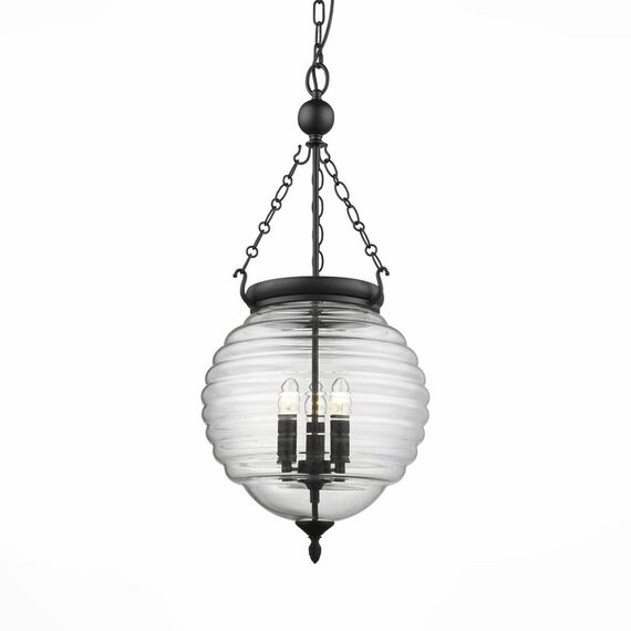ST LUCE SL317.403.03 Люстра подвесная ST-Luce Черный/Прозрачный E14 3*60W