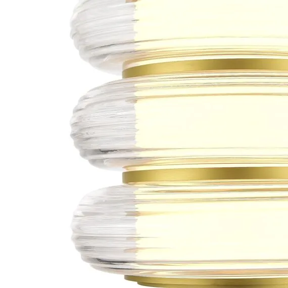 ST LUCE SL6239.203.03 Светильник подвесной ST-Luce золото/прозрачный LED 1*16W 3000K, изображение 4