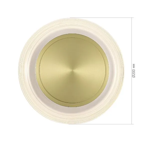 ST LUCE SL6239.201.03 Светильник настенный ST-Luce золото/прозрачный LED 1*7W 3000K, изображение 5
