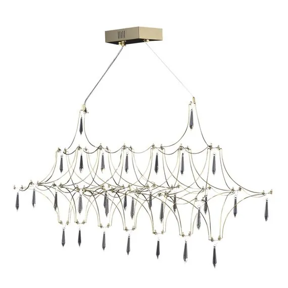 ST LUCE SL6603.203.17 Светильник подвесной ST-Luce Золотистый/Прозрачный LED 1*17W 4000K, изображение 3