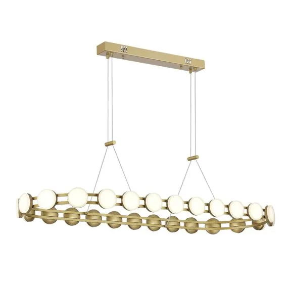 ST LUCE SL6610.203.26 Светильник подвесной ST-Luce золотистый/белый LED 1*50W 4000K