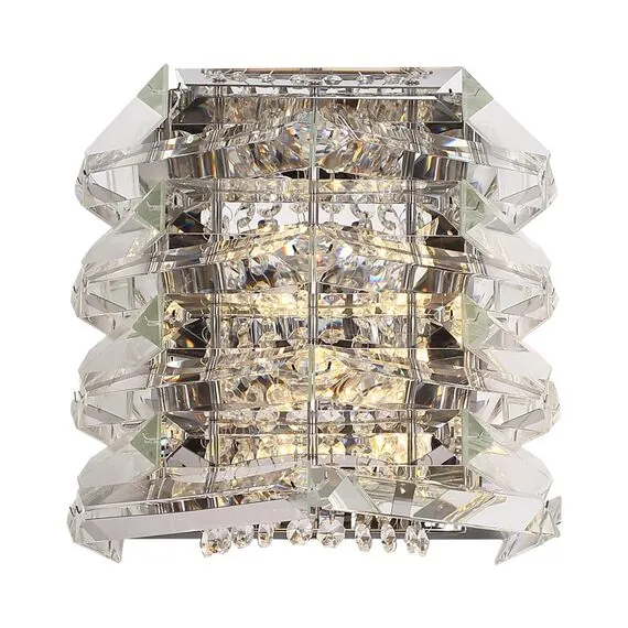 ST LUCE SL6137.101.02 Светильник настенный ST-Luce никель/прозрачный E14 2*40W