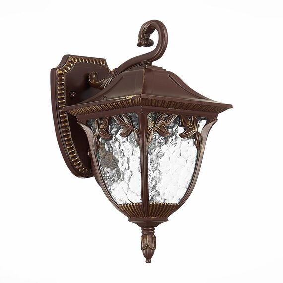 ST LUCE SL083.701.01 Светильник уличный настенный ST-Luce Кофейный/Кофейный, Прозрачный E27 1*60W CHIANI, изображение 3