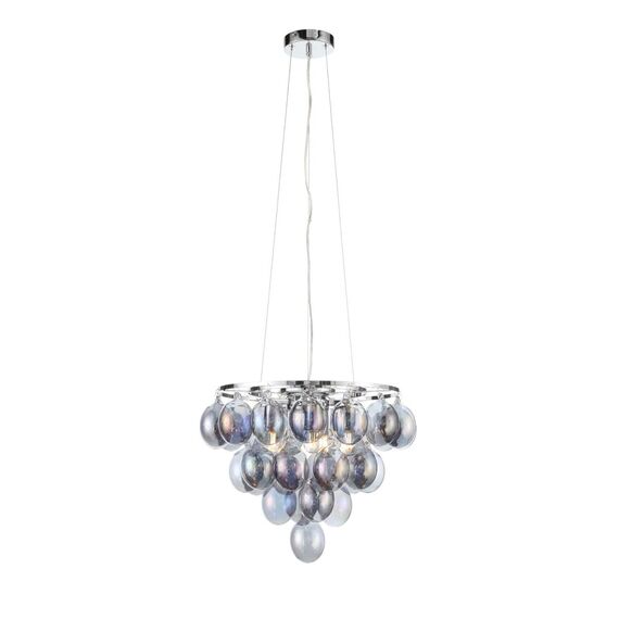 ST LUCE SL432.703.05 Люстра подвесная ST-Luce Хром/Перламутровый E27 5*60W