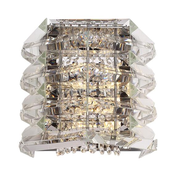 ST LUCE SL6137.101.02 Светильник настенный ST-Luce никель/прозрачный E14 2*40W