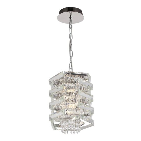 ST LUCE SL6137.103.01 Светильник подвесной ST-Luce никель/прозрачный E14 1*40W, изображение 4