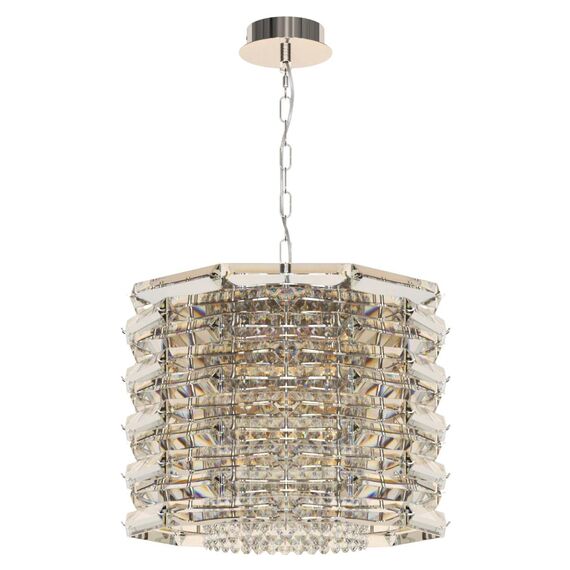 ST LUCE SL6137.103.08 Светильник подвесной ST-Luce никель/прозрачный E14 8*40W