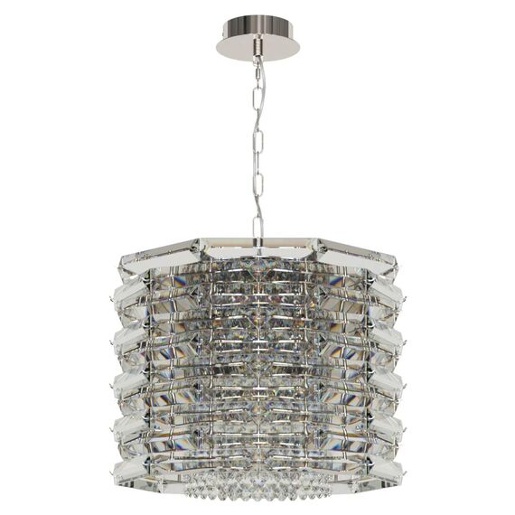 ST LUCE SL6137.103.08 Светильник подвесной ST-Luce никель/прозрачный E14 8*40W, изображение 2