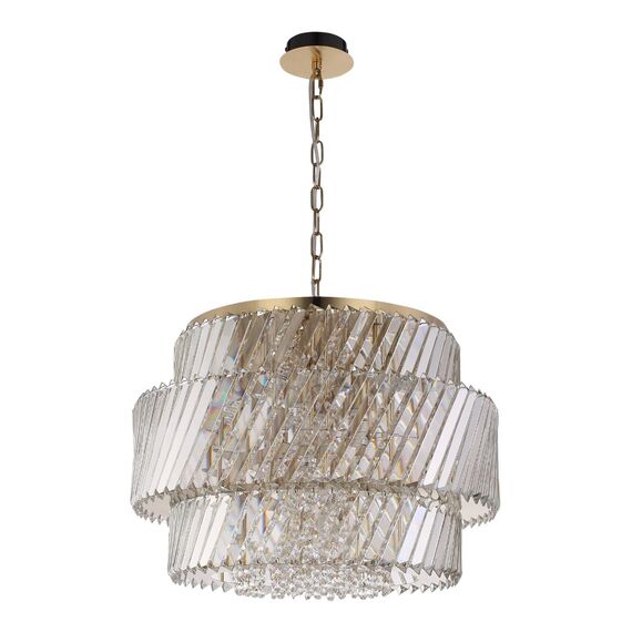 ST LUCE SL6138.303.12 Светильник подвесной ST-Luce латунь/прозрачный E14 12*40W, изображение 2