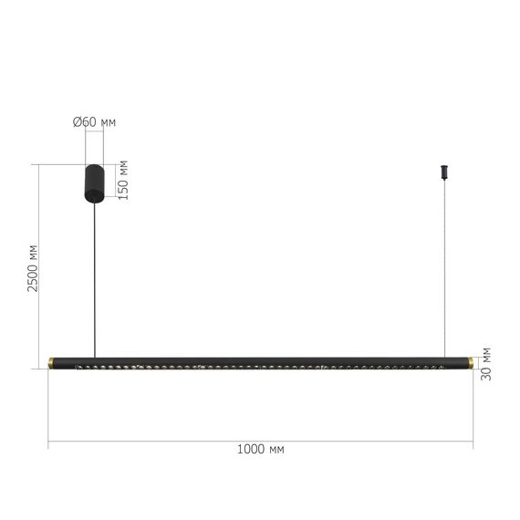 ST LUCE SL6238.403.01 Светильник подвесной ST-Luce черный/черный,латунь LED 1*20W 4000K, изображение 6