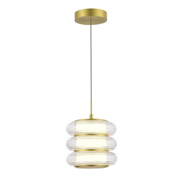 ST LUCE SL6239.203.03 Светильник подвесной ST-Luce золото/прозрачный LED 1*16W 3000K, изображение 3