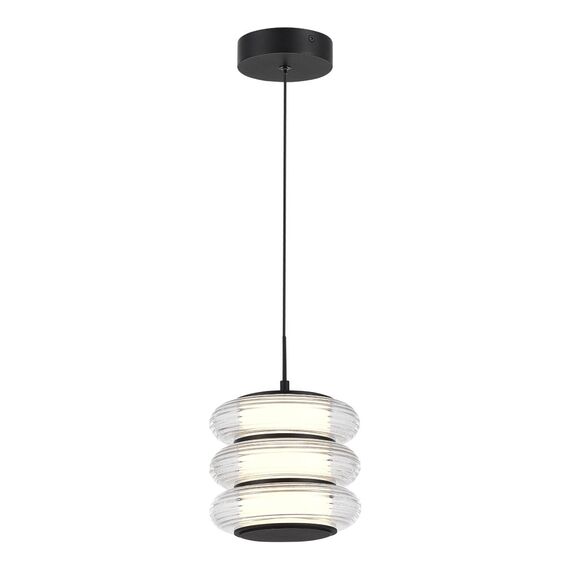 ST LUCE SL6239.403.03 Светильник подвесной ST-Luce черный/прозрачный LED 1*16W 3000K