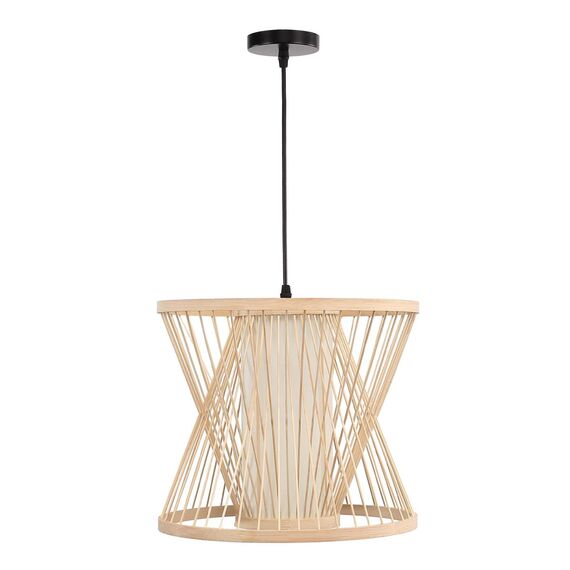 ST LUCE SL6241.503.01 Светильник подвесной ST-Luce Древесный/Белый E27 1*40W, изображение 2