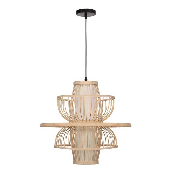 ST LUCE SL6241.513.01 Светильник подвесной ST-Luce Древесный/Белый E27 1*40W, изображение 2