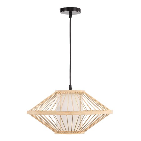 ST LUCE SL6241.533.01 Светильник подвесной ST-Luce Древесный/Белый E27 1*40W, изображение 2
