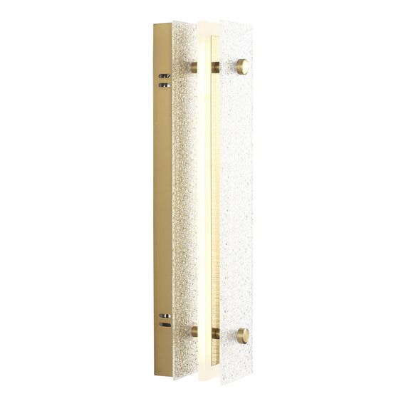 ST LUCE SL6245.201.01 Светильник настенный ST-Luce золотистый/Прозрачный LED 1*8W 4000K