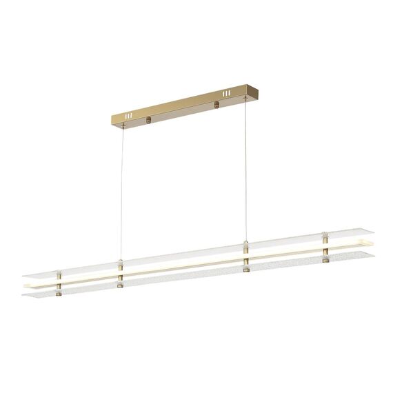 ST LUCE SL6245.223.01 Светильник подвесной ST-Luce золотистый/Прозрачный LED 1*30W 4000K, изображение 3