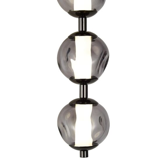ST LUCE SL6520.401.01 Светильник настенный ST-Luce черный жемчуг/прозрачно-дымчатый LED 1*15W 4000K, изображение 4