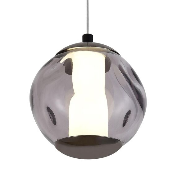 ST LUCE SL6520.403.01 Светильник подвесной ST-Luce черный жемчуг/прозрачно-дымчатый LED 1*5W 4000K, изображение 3