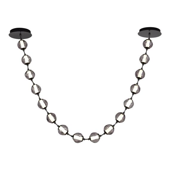 ST LUCE SL6520.403.16 Светильник подвесной ST-Luce черный жемчуг/прозрачно-дымчатый LED 1*80W 4000K, изображение 3