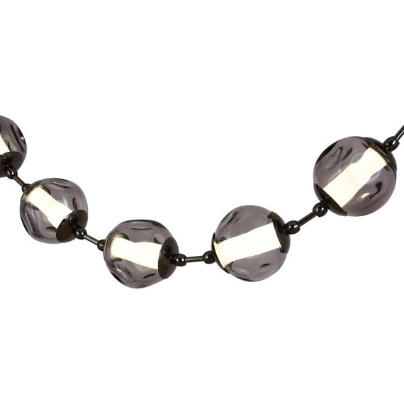 ST LUCE SL6520.403.16 Светильник подвесной ST-Luce черный жемчуг/прозрачно-дымчатый LED 1*80W 4000K, изображение 4