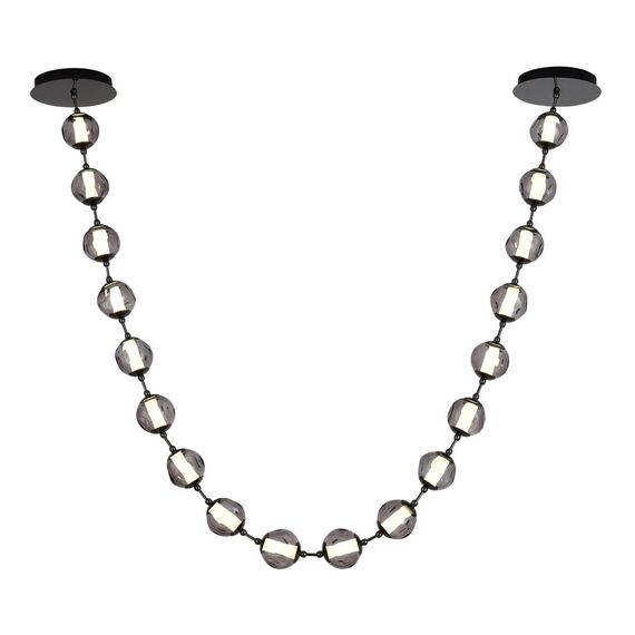 ST LUCE SL6520.403.18 Светильник подвесной ST-Luce черный жемчуг/прозрачно-дымчатый LED 1*90W 4000K, изображение 3