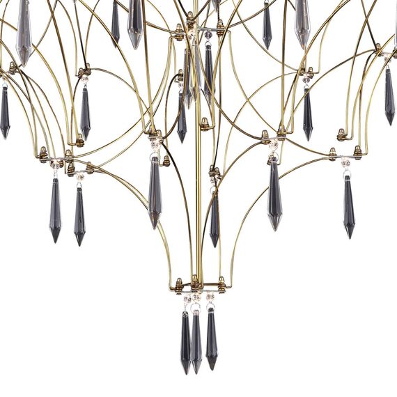 ST LUCE SL6601.203.114 Светильник подвесной ST-Luce Золотистый/Прозрачный LED 114*0,5W 3000K, изображение 3