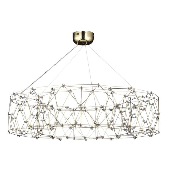 ST LUCE SL6602.203.72 Светильник подвесной ST-Luce Золотистый/Прозрачный LED 1*72W 4000K