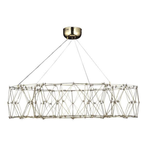 ST LUCE SL6602.203.72 Светильник подвесной ST-Luce Золотистый/Прозрачный LED 1*72W 4000K, изображение 3