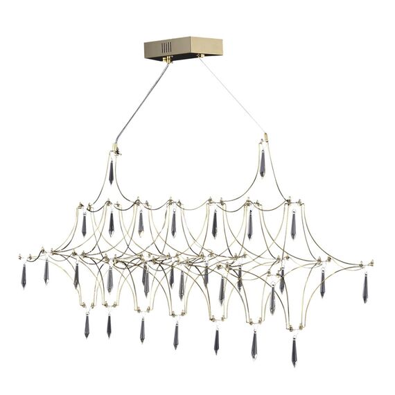 ST LUCE SL6603.203.17 Светильник подвесной ST-Luce Золотистый/Прозрачный LED 1*17W 4000K, изображение 3