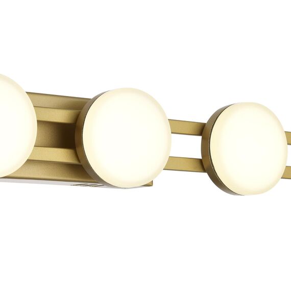 ST LUCE SL6610.201.06 Светильник настенный ST-Luce золотистый/белый LED 1*12W 4000K, изображение 4