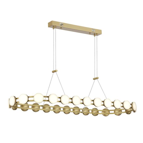 ST LUCE SL6610.203.26 Светильник подвесной ST-Luce золотистый/белый LED 1*50W 4000K
