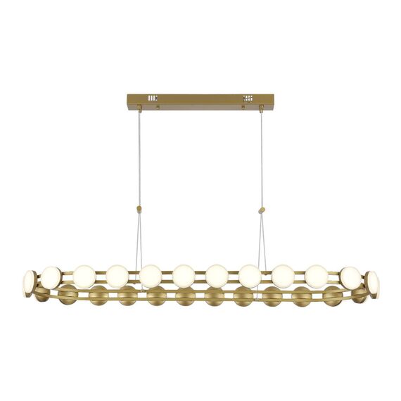 ST LUCE SL6610.203.26 Светильник подвесной ST-Luce золотистый/белый LED 1*50W 4000K, изображение 3