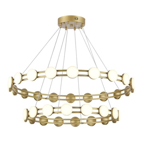 ST LUCE SL6610.203.36 Светильник подвесной ST-Luce золотистый/белый LED 1*70W 4000K