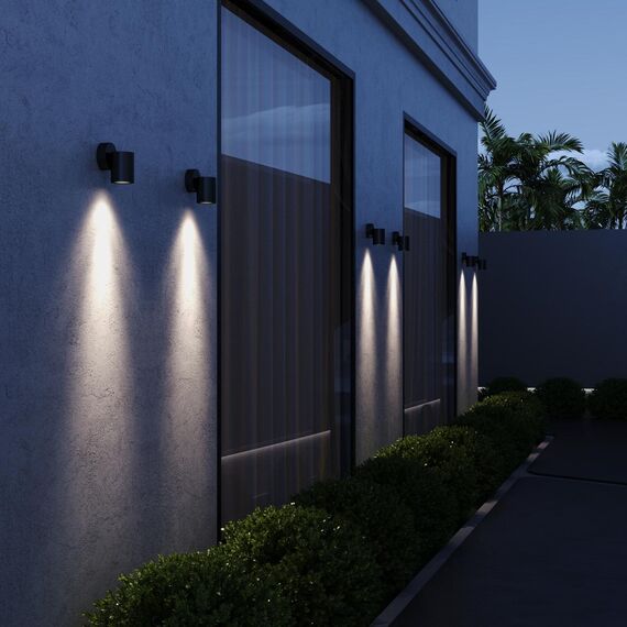 ST LUCE SL9008.701.01 Светильник уличный настенный ST-Luce серый/белый GU10 1*50W, изображение 5