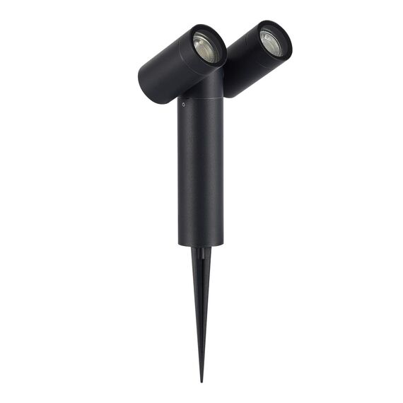 ST LUCE SL9011.405.02 Светильник уличный наземный ST-Luce черный/белый GU10 2*50W, изображение 2