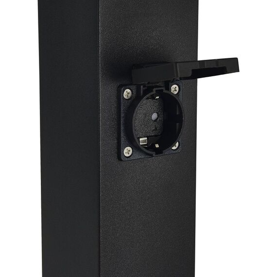 ST LUCE SL9012.405.00 Столб уличный 2 розетки ST-Luce черный - -*15W, изображение 4